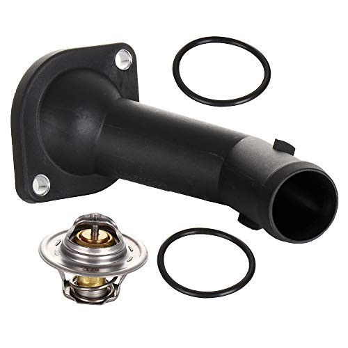 ROADFAR Engine Coolant Thermostat 038121121D 06A 121121C Fit for 2000 2001 2002 2003 2004 2005 2006 TT Golf Thermostat Housing Assembly ROADFAR Engine Coolant Thermostat 038121121D 06A 121121C Fit for 2000 2001 2002 2003 2004 2005 2006 TT Golf Thermostat Housing Assembly