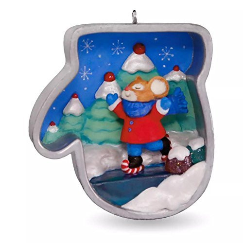 Hallmark Keepsake 2016 Ice Skating Mouse Cookie Cutter Christmas Ornament