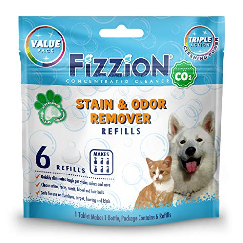 Fizzion Pet Stain and Odor Eliminator  6 Tablets Original