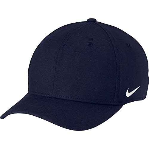Nike Dri FIT Swoosh Flex Cap  Navy Large X Large