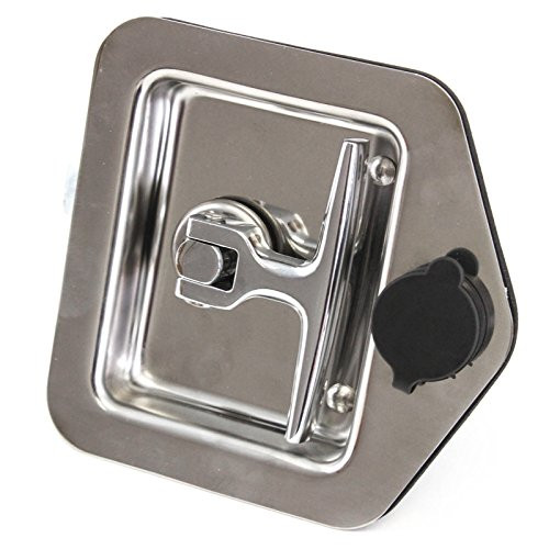 Red Hound Auto Folding T Handle Single Point Latch Blind Studs Cylinder Gasket   Keys Camper RV