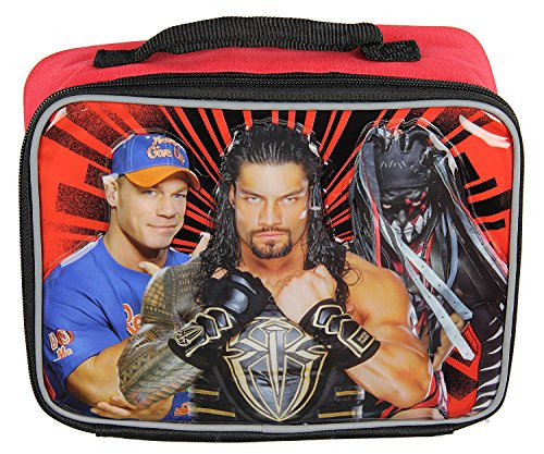 WWE Lunch Box Soft Kit Insulated Cooler Bag John Cena Roman Reigns Finn Balor