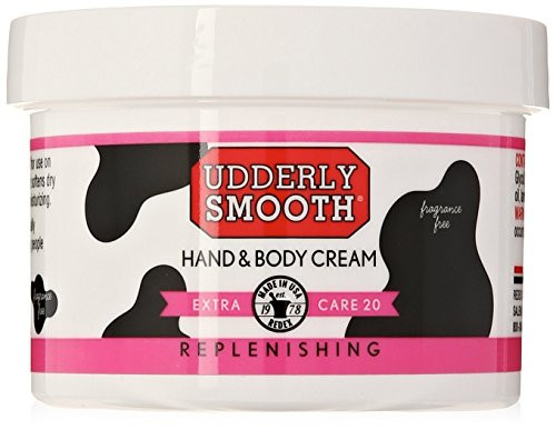 Udderly Smooth Extra Care Cream with 20  Urea 8 oz Unscented