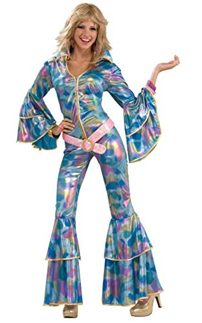 Forum Novelties Women s 70 s Disco Fever Disco Mamma Costume Multi Medium Large Forum Novelties Women s 70 s Disco Fever Disco Mamma Costume Multi Medium Large