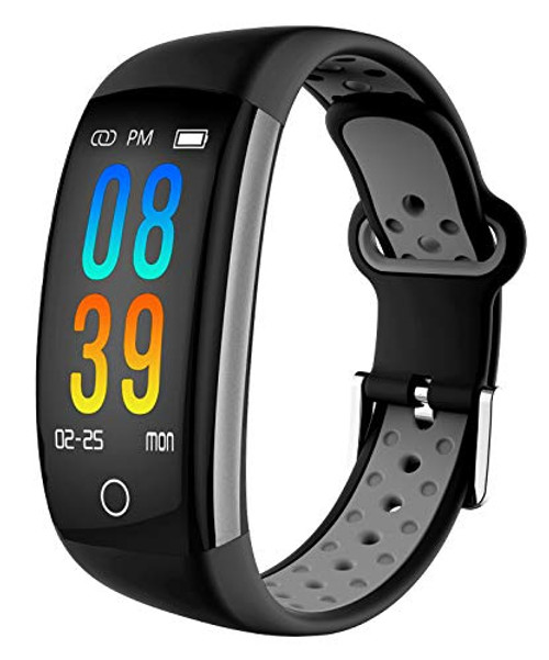 IP68 Fitness Tracker Blood Pressure Heat Rate Monitor Smart Watch Blood Oxygen Sleep Monitor Activity Tracker Pedometer Watch for Women Men