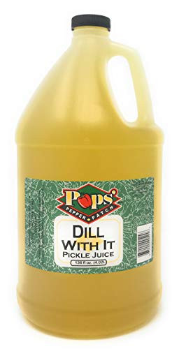 Pops Pepper Patch Dill Pickle Elixir One Gallon No Artificial Colors or Flavors For Muscle Cramps 1