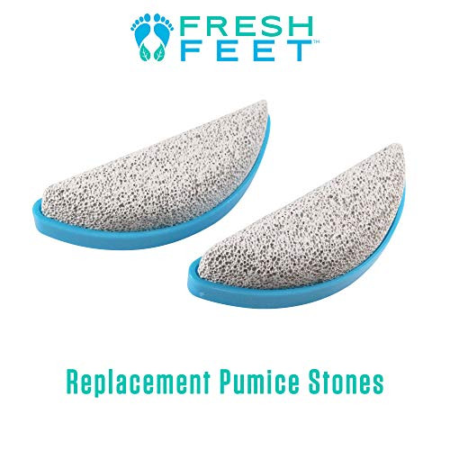 Fresh Feet 2 Pumice Stone Replacements Foot Scrubber with Pumice Stone Cleans Smooths Exfoliates Massages your Feet Without Bending in the Shower or Bathtub Fresh Feet 2 Pumice Stone Replacements Foot Scrubber with Pumice Stone Cleans Smooths Exfoliates Massages your Feet Without Bending in the Shower or Bathtub