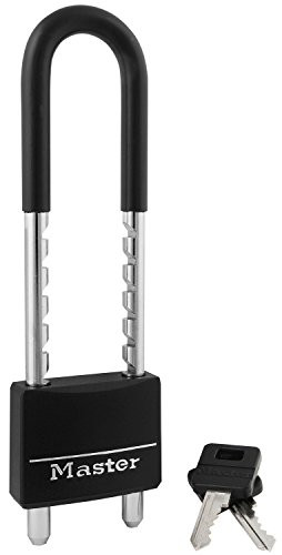 Master Lock Padlock, Covered Aluminum Lock, 2 in. Wide, Black, 527D