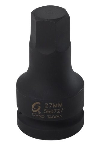 Sunex 560727 1 Inch Drive 27mm Hex Driver Socket