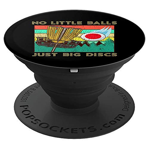 Retro Adult Disc Golf Humor Basket Chains Disc Golfer Gift PopSockets Grip and Stand for Phones and Tablets