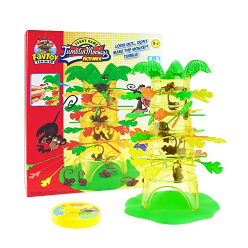 Favtoy Dominion - Falling Tumbling Monkey Challenging Monkeys Tumble Game Family Board Game