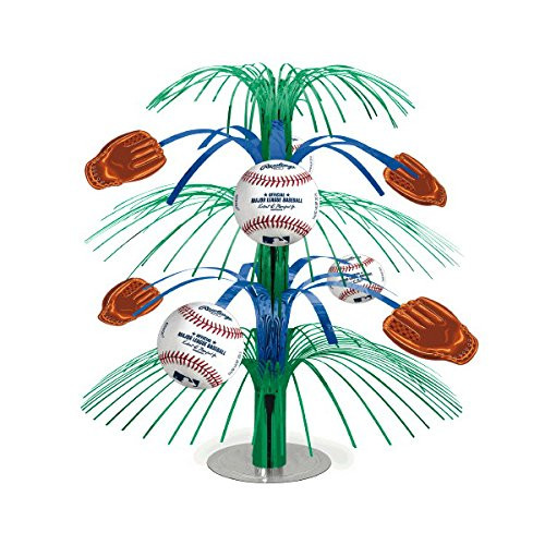 Rawlings Baseball Collection Cascade Centerpiece Party Decoration 6 Ct