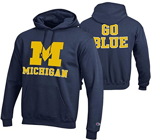 Elite Fan Shop Michigan Wolverines Hoodie Sweatshirt Back Navy XX Large Elite Fan Shop Michigan Wolverines Hoodie Sweatshirt Back Navy XX Large
