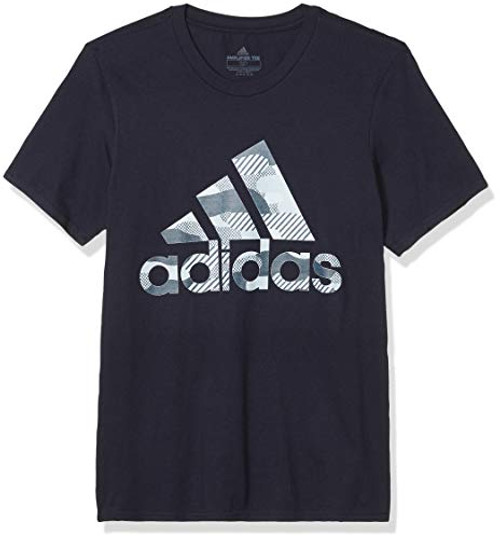 adidas Men s Badge of Sport Camo Tee Legend Ink Small
