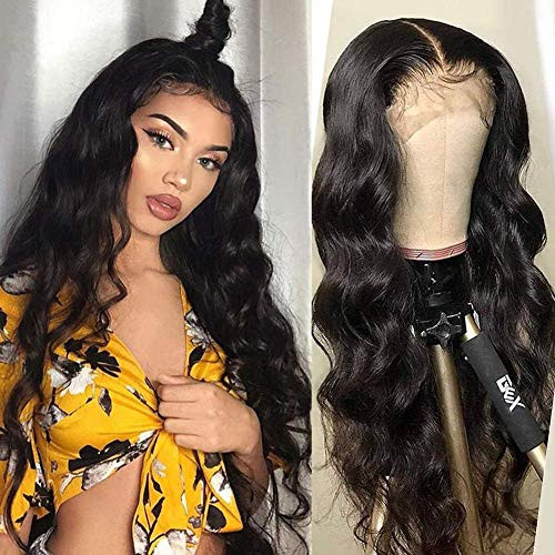 Giannay Loose Curly Lace Front Wigs Long Synthetic Wigs for Black Women Natural Wave Lace Wig with Baby Hair Pre Plucked Hairline Heat Resistant Fiber Hair 24 Inch Giannay Loose Curly Lace Front Wigs Long Synthetic Wigs for Black Women Natural Wave Lace Wig with Baby Hair Pre Plucked Hairline Heat Resistant Fiber Hair 24 Inch
