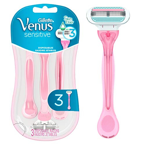 Gillette Venus Sensitive Women s Disposable Razor   3 Razors