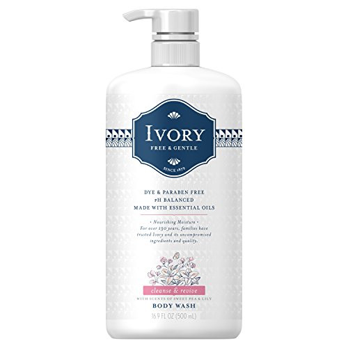 Ivory Free   Gentle Cleanse   Revive Body Wash Sweet Pea Lily