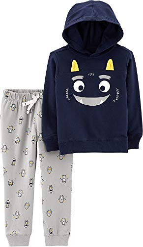 Carter s 2 Piece Monster Hoodie   Jogger Set 9 Months