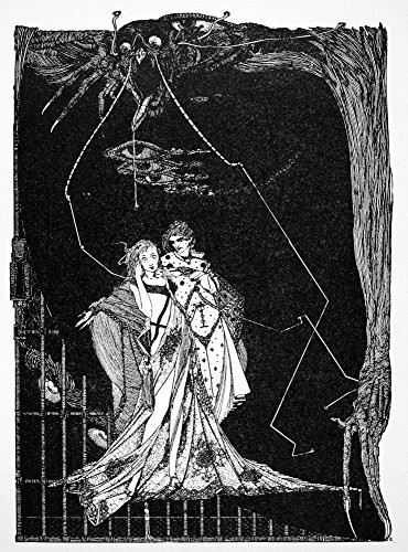 Goethe Faust Nillustration Of The Dungeon Scene From Johann GoetheS Faust Pen And Ink Drawing By Harry Clarke Poster Print by  18 x 24
