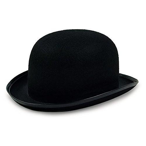 Derby Hat   Bowler Hat  Black for Men Women Boys and Girls Vintage Costumes