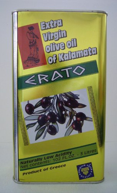 ERATO Extra Virgin Olive Oil of Kalamata 102 Fl Oz 3 Liters ERATO Extra Virgin Olive Oil of Kalamata 102 Fl Oz 3 Liters