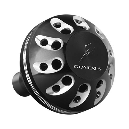 GOMEXUS Power Knob Compatible for Shimano 16 Stradic CI4  1000 4000 Daiwa Exist Daiwa 18 Tatula LT 1000 4000 Direct Shimano Sienna Drill Fitment Spinning Reel Handle Replacement Part 38mm Metal