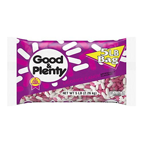 GOOD   PLENTY Licorice Candy 5 Pound Bulk Candy