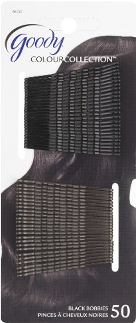 Goody Colour Collection Metallic Finish Bobby Pin Black 50 Count Pack of 3 Goody Colour Collection Metallic Finish Bobby Pin Black 50 Count Pack of 3