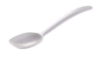 Gourmac Mini White Melamine Spoon Set of 2 by Gourmac