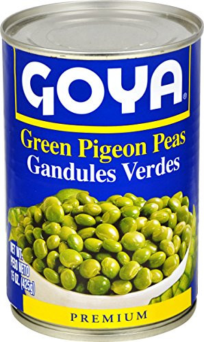 Goya Foods Green Pigeon Peas   Gandules Verdes 15 oz