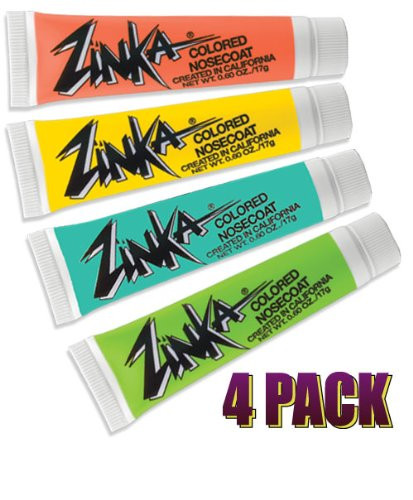 Zinka 4 Pack  Neon Green Yellow Orange Teal