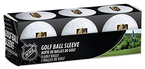 WinCraft NHL Las Vegas Golden Knights Golf Ball Sleeve Pack of 3 Individual Golf Balls WinCraft NHL Las Vegas Golden Knights Golf Ball Sleeve Pack of 3 Individual Golf Balls