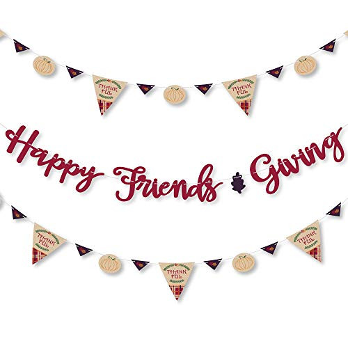 Big Dot of Happiness Friends Thanksgiving Feast Friendsgiving Party Letter Banner Decoration 36 Banner Cutouts and Happy Friends Giving Banner Letters Big Dot of Happiness Friends Thanksgiving Feast Friendsgiving Party Letter Banner Decoration 36 Banner Cutouts and Happy Friends Giving Banner Letters