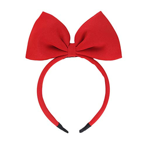 Bow Headband Headbands for Women Girls   1pcs Large Red Bow Headbands Headwraps Hairband Headwear for Birthday Valentines Day Christmas Gifts Fashion Party Cosplay Costume Accessories Gifts Red 1pcs
