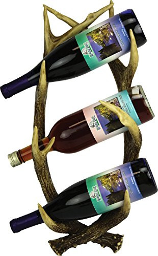 River s Edge Products Antler Wall Mount Wine Holder