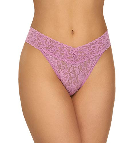 Hanky Panky Signature Lace Original Rise Thong  4811P One SizeViola Purple