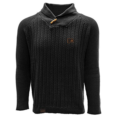 Levelwear LEY9R NHL Philadelphia Flyers Adult Men Heritage Tab Sweater Medium Black Levelwear LEY9R NHL Philadelphia Flyers Adult Men Heritage Tab Sweater Medium Black