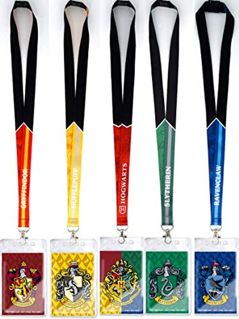 Harry Potter Lanyard Bundle of 5 Houses Gryffindor Hufflepuff Hogwarts Slytherin Ravenclaw Harry Potter Lanyard Bundle of 5 Houses Gryffindor Hufflepuff Hogwarts Slytherin Ravenclaw