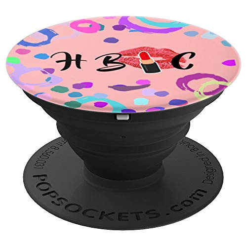 HBiC with Lipstick PopSockets Grip and Stand for Phones and Tablets