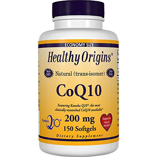 Healthy Origins kaneka COQ10 Gels 200 Mg 150 Count