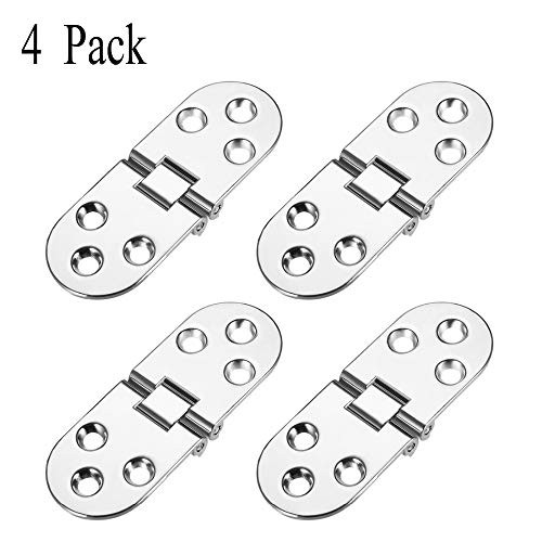 4 Pack Flip Hinge Sewing Machine Workbench Fold Flip Hinge Furniture Fold Table Tray Hinge