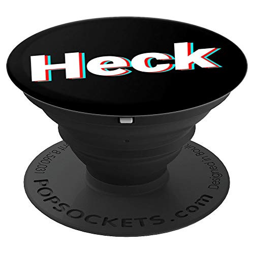 Socially Awkward HECK Meme Social Anxiety Introverted PopSockets Grip and Stand for Phones and Tablets