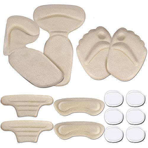 Heel Grips High Heel Pads Heel Inserts High Heel Forefoot Cushion Blister Prevention High Heel Insoles High Heel Liners Anti Slip Heel Shoe Cushion Inserts Heel Snugs for Women Beige Heel Grips High Heel Pads Heel Inserts High Heel Forefoot Cushion Blister Prevention High Heel Insoles High Heel Liners Anti Slip Heel Shoe Cushion Inserts Heel Snugs for Women Beige