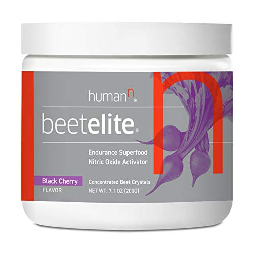 HumanN BeetElite Superfood Concentrated Beet Powder Nitric Oxide Boosting Athletic Endurance Supplement  Black Cherry Flavor 71 Ounce