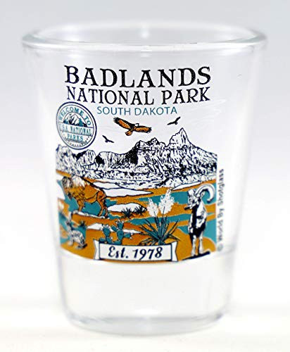 Badlands South Dakota National Park Series Collection Shot Glass