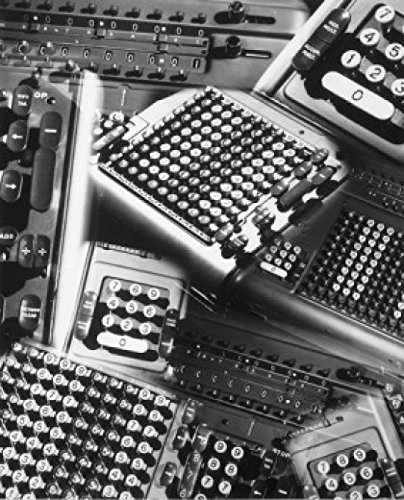 Posterazzi High angle view of adding machine tapes Poster Print  18 x 24