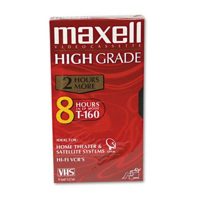 Maxell 213010 160 Minute GX Silver Video Tape