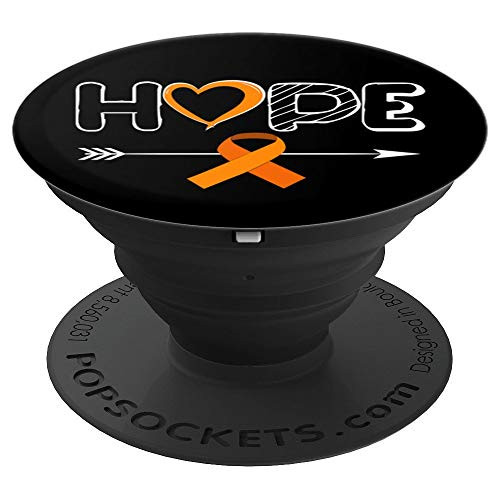 Kidney Cancer Awareness Products Orange Ribbon Hope PopSockets Grip and Stand for Phones and Tablets Kidney Cancer Awareness Products Orange Ribbon Hope PopSockets Grip and Stand for Phones and Tablets