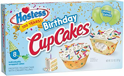 Hostess Birthday Cake Cupcake Limited Edition