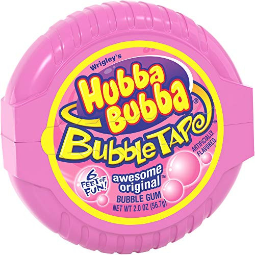 Hubba Bubba Original Bubble Gum Tape 2 ounce Hubba Bubba Original Bubble Gum Tape 2 ounce